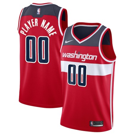 Herren NBA Washington Wizards Trikot Benutzerdefinierte Nike 2020-2021 Icon Edition Swingman